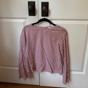 Striped top from pull and bear